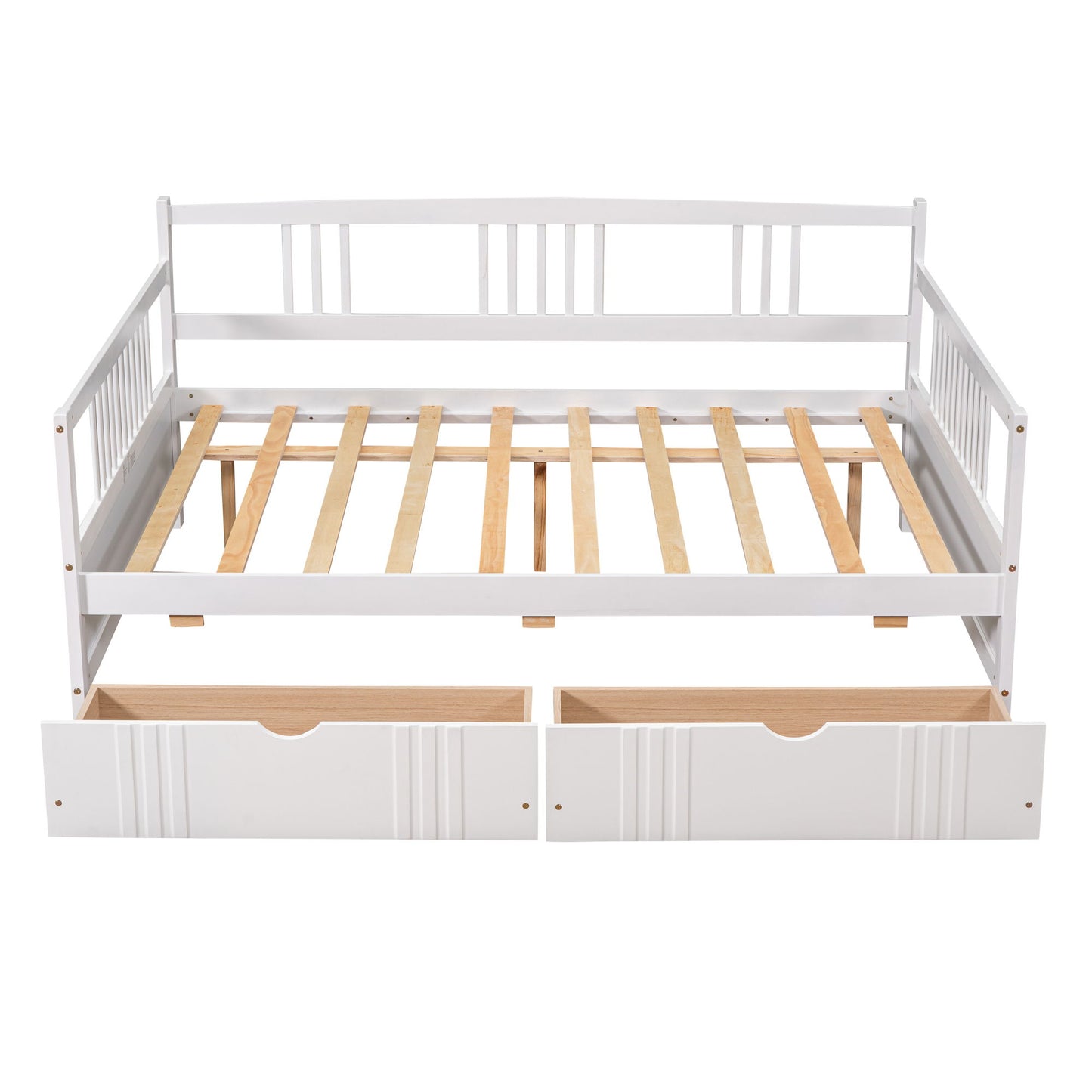Full Size DayBed With 2 Drawers - White