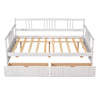 Full Size DayBed With 2 Drawers - White