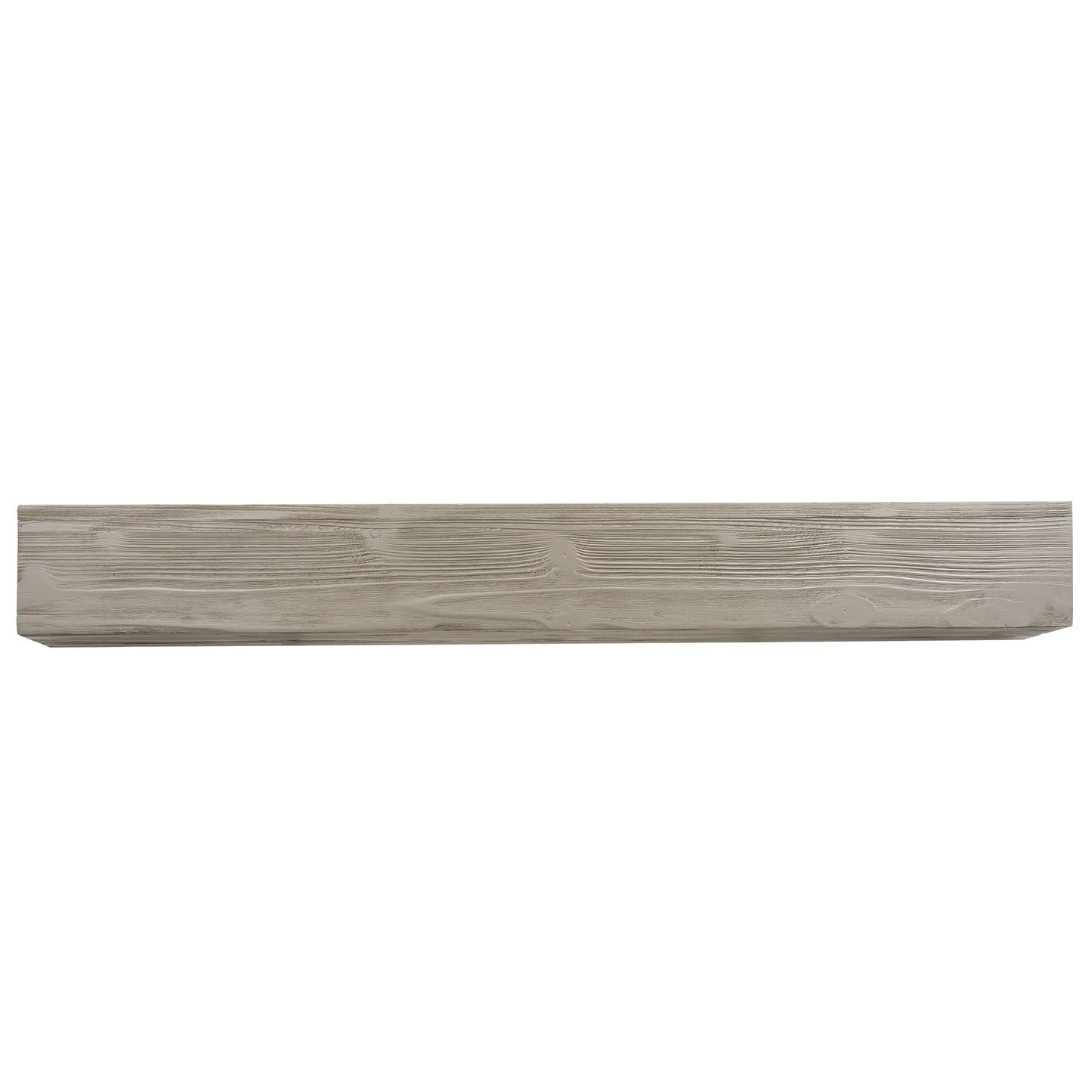 72" Rustic Wood Fireplace Mantel, Wall-Mounted & Floating Shelf For Home Decor - Gray