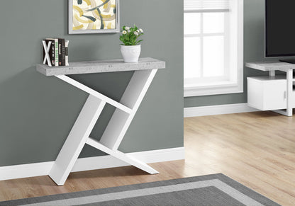 Accent Console Table For Entryway, Modern Convenient Design - White