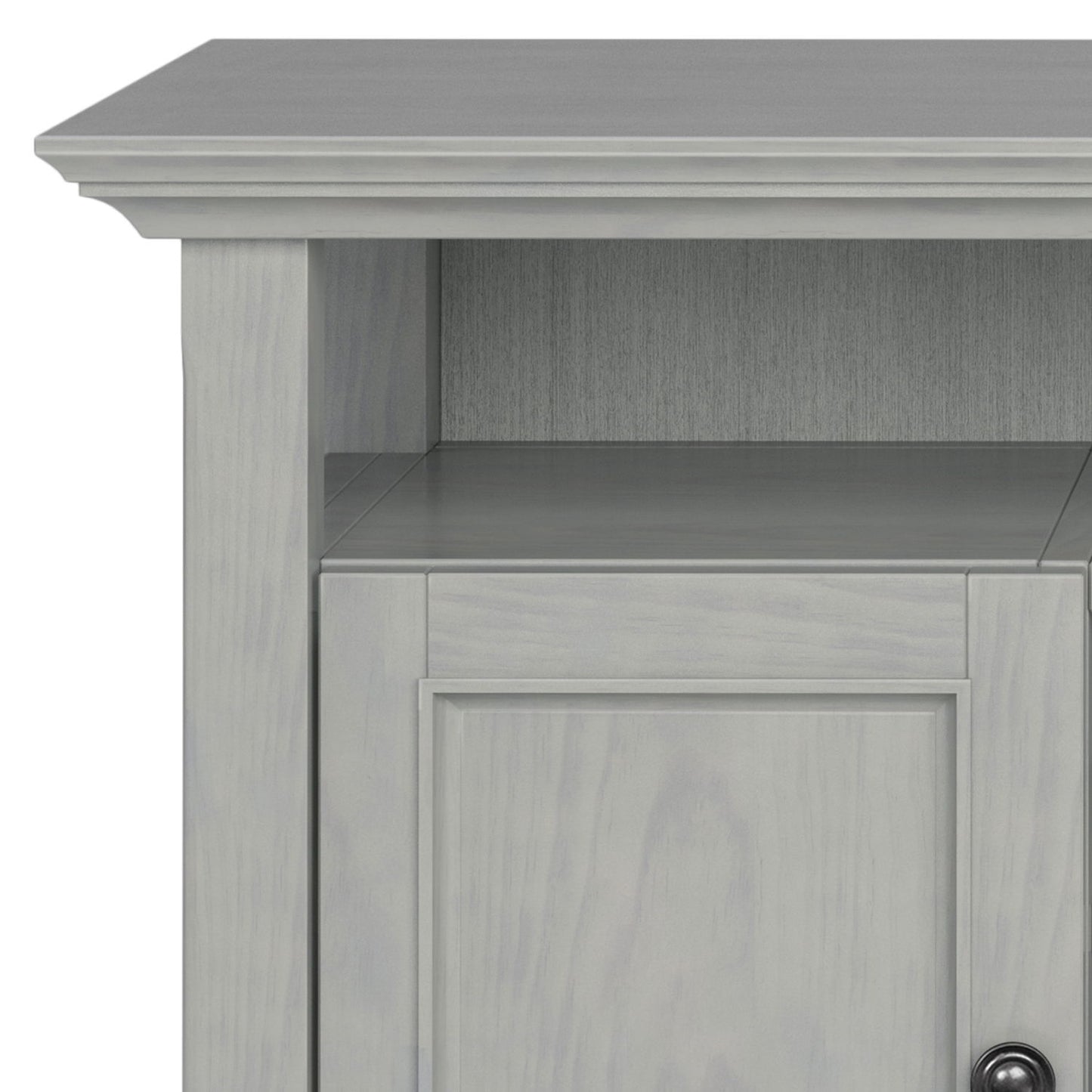 Amherst - TV Media Stand - Fog Gray