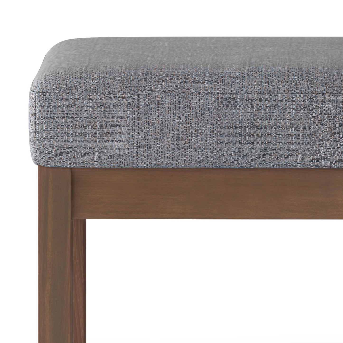 Milltown - Footstool Small Ottoman Bench - Pebble Gray