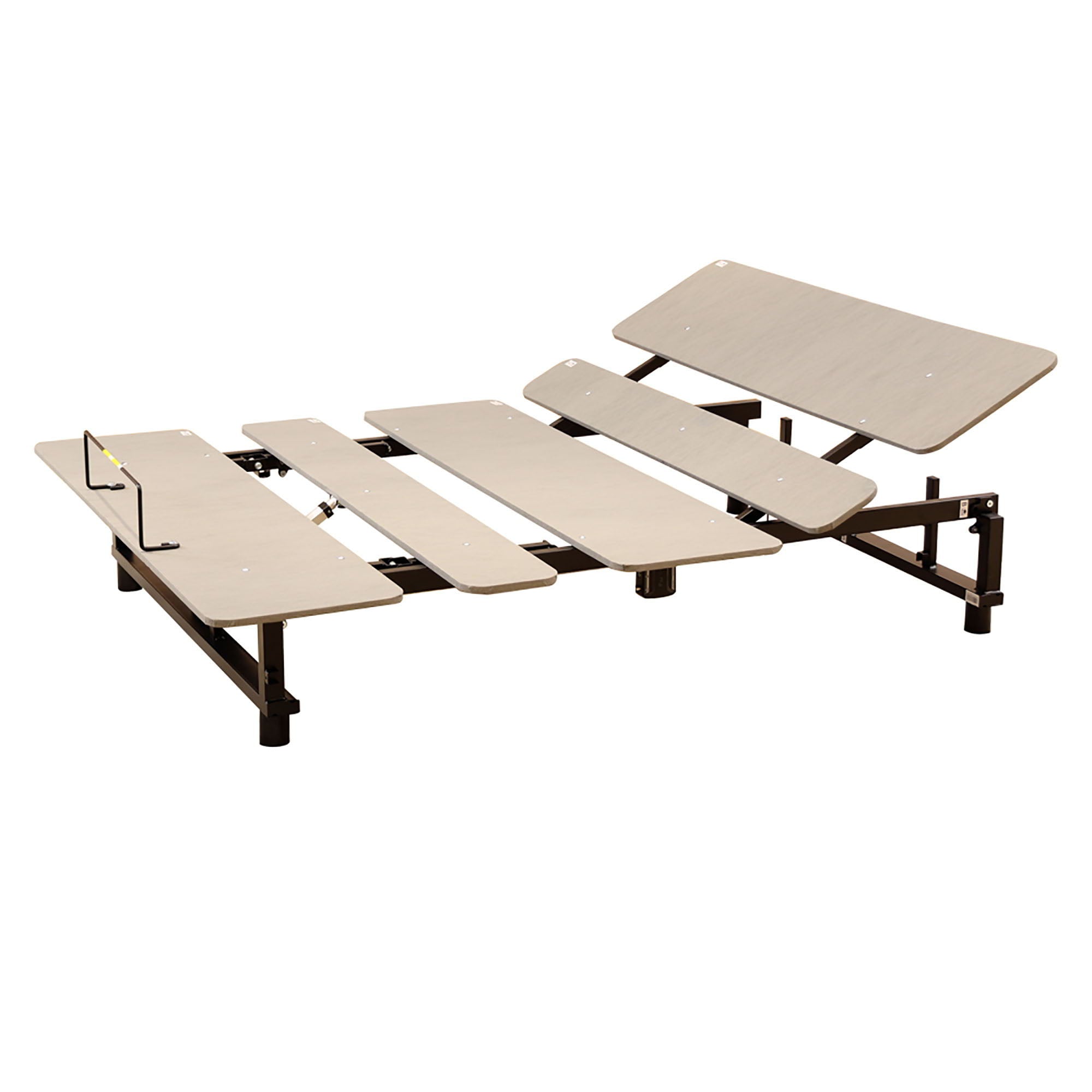 Electric Ergonomic Adjustable Bed Base Queen Size With Wireless Remote Control - Gray
