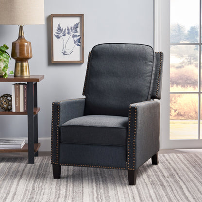 Wide Manual Standard Recliner - Dark Gray