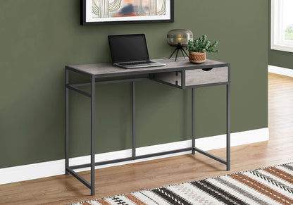 Computer Desk For Home Office, Laptop, Storage Drawer, Contemporary & Modern - Gray