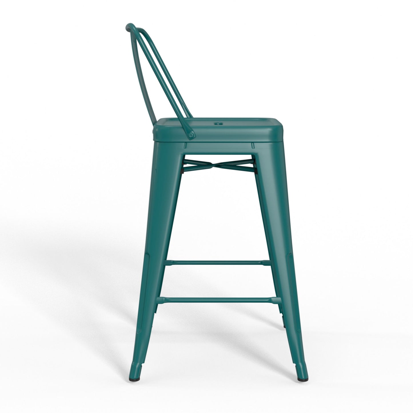 Rayne - Counter Height Stool (Set of 2) - Teal Blue