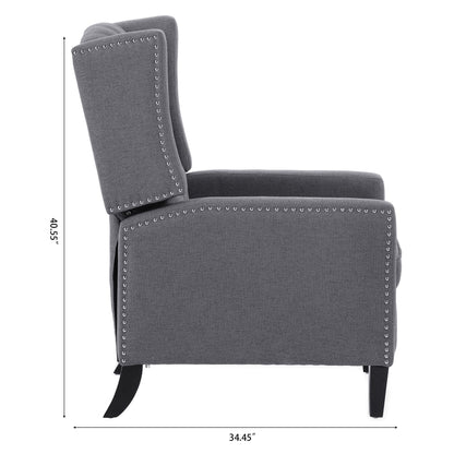 Manual Wing Chair Recliner - Gray