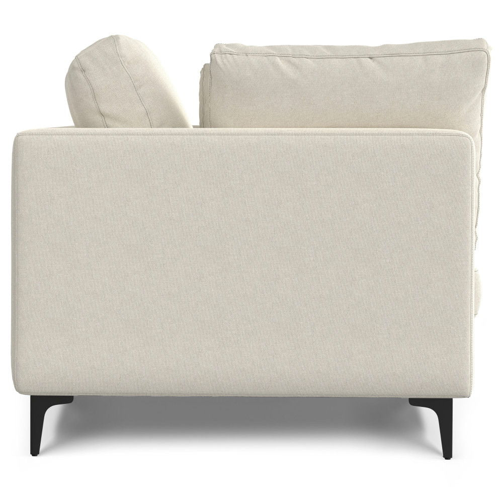 Ava - Mid Century Sofa, Upholstered - Cream
