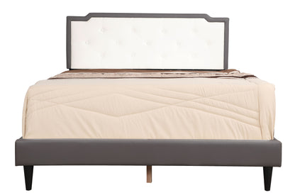 Deb - Queen Bed - Light Gray