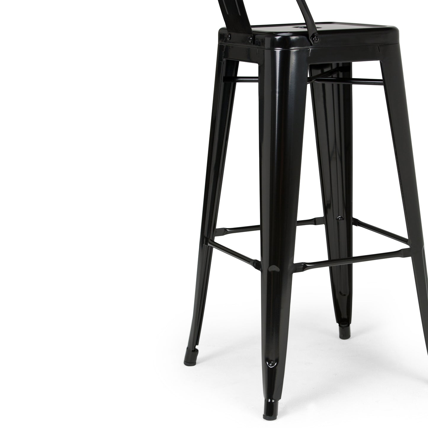 Rayne - Metal Bar Stool (Set of 2) - Black