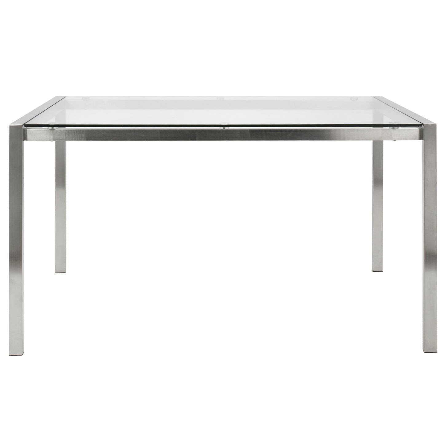 Fuji - Contemporary Dining Table I Glass Top - Clear