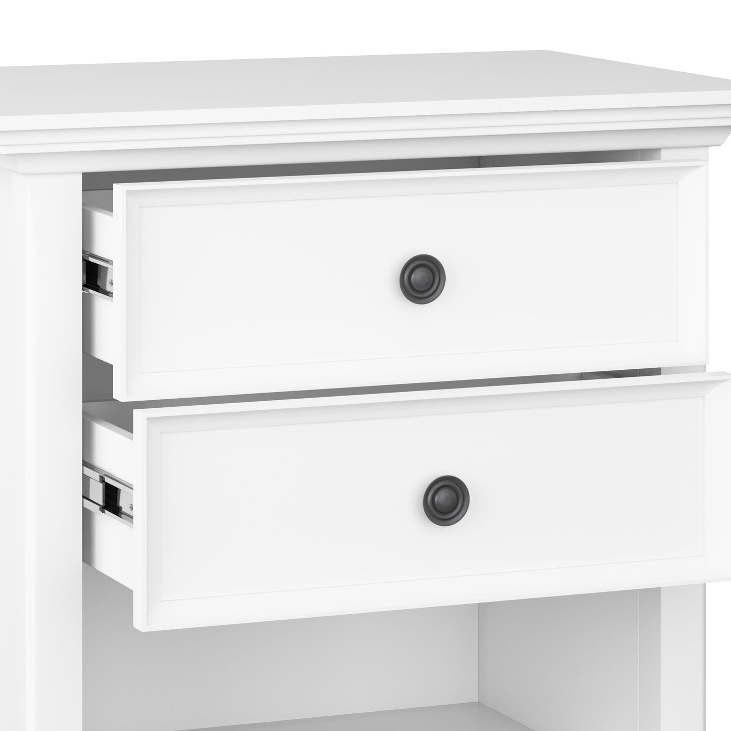 Amherst - Bedside Table - White