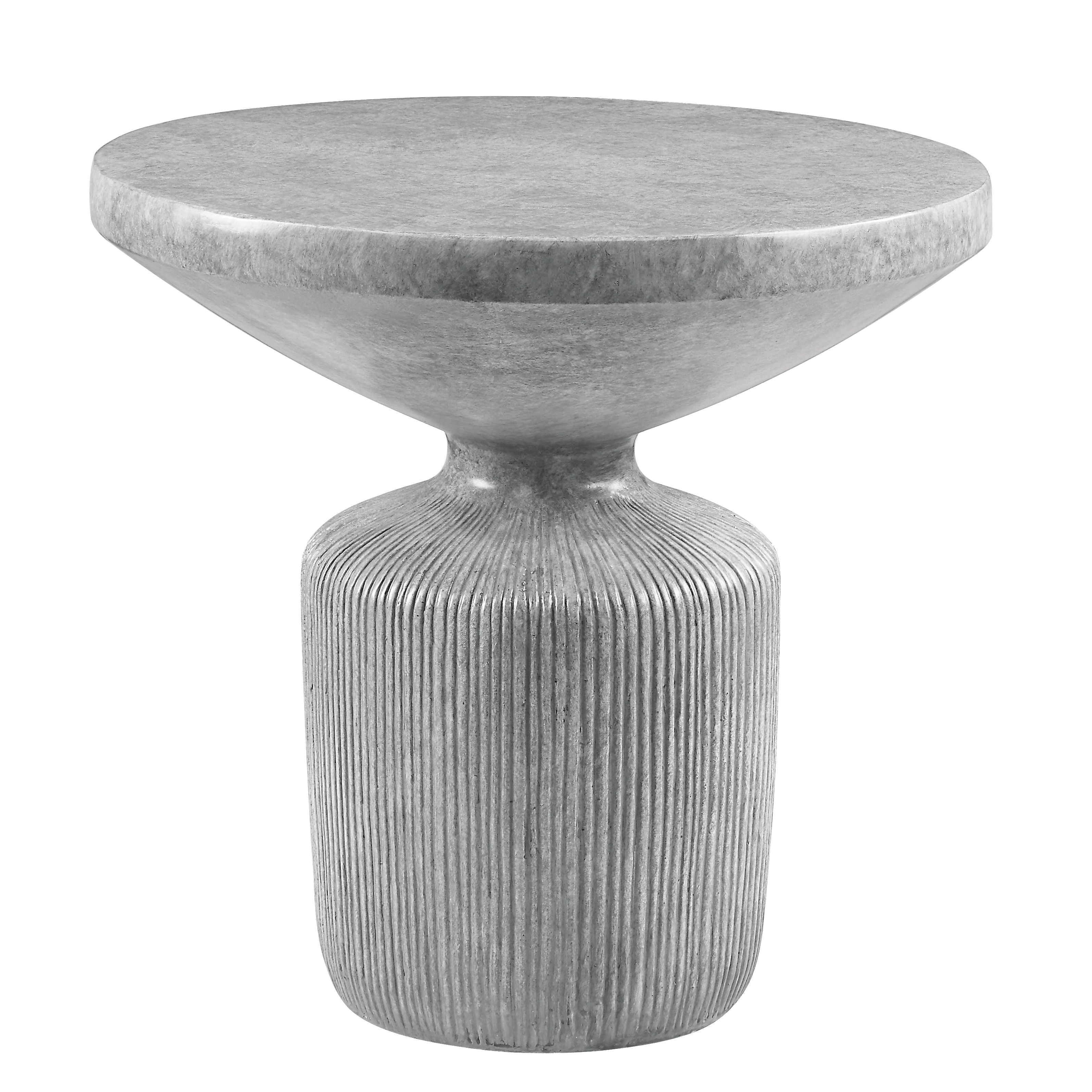 Laddie - Weathered End Table - Gray