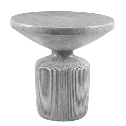 Laddie - Weathered End Table - Gray