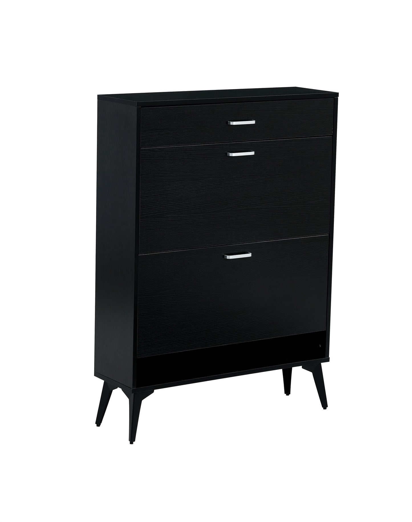 Shoe Cabinet, Shoe Storage Shelves - Black