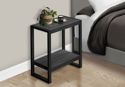 Accent Table, Side Industrial - Black
