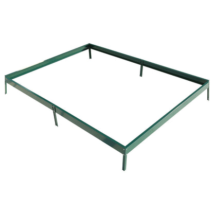 6.3'x8.2'x7' Polycarbonate Greenhouse, Heavy Duty Outdoor Aluminum Walk-In Green House Kit With Rain Gutter, Vent And Door For Backyard Garden - Green