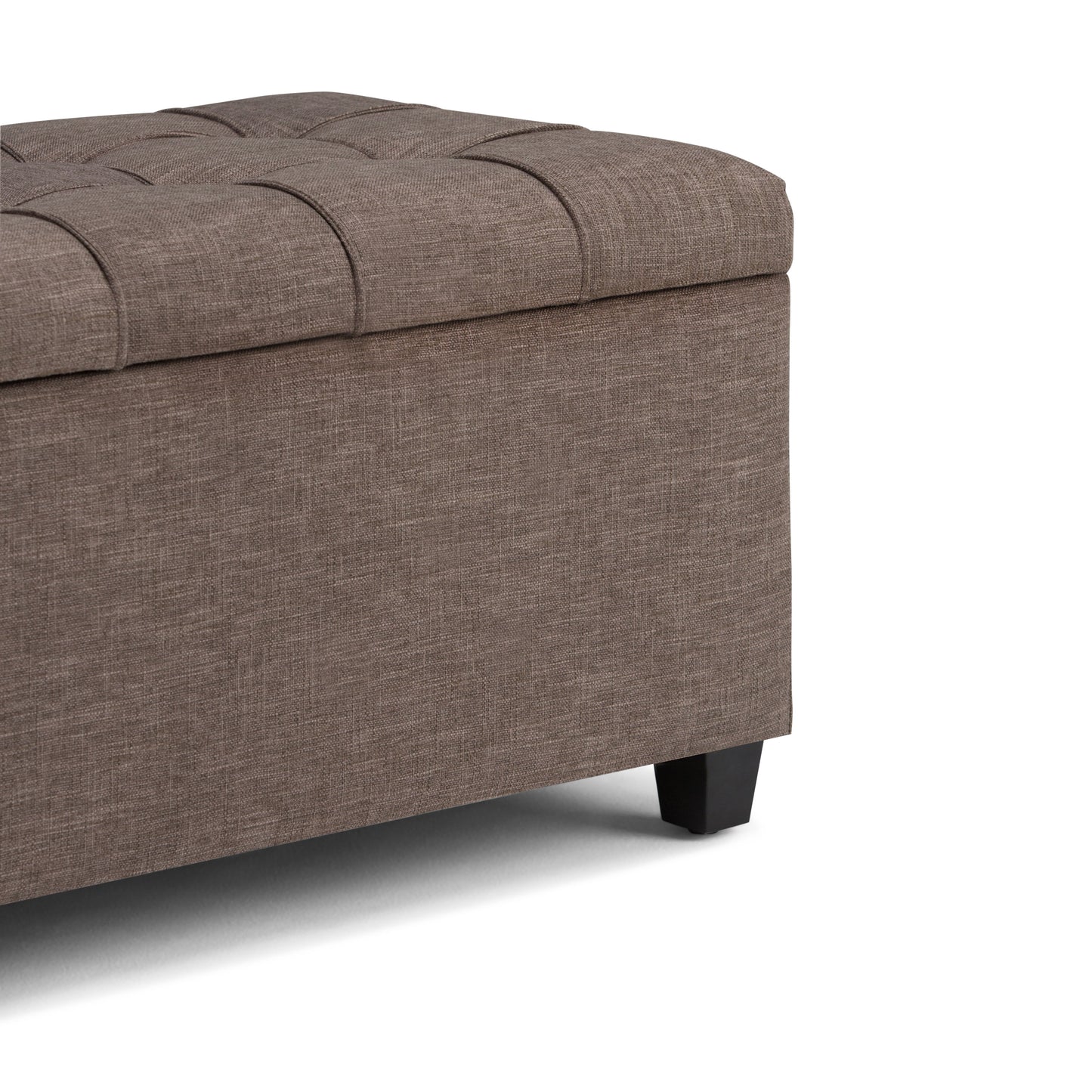 Sienna - Storage Ottoman Bench - Fawn Brown