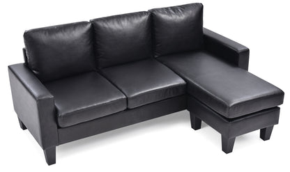 Jenna - Sofa Chaise - Black