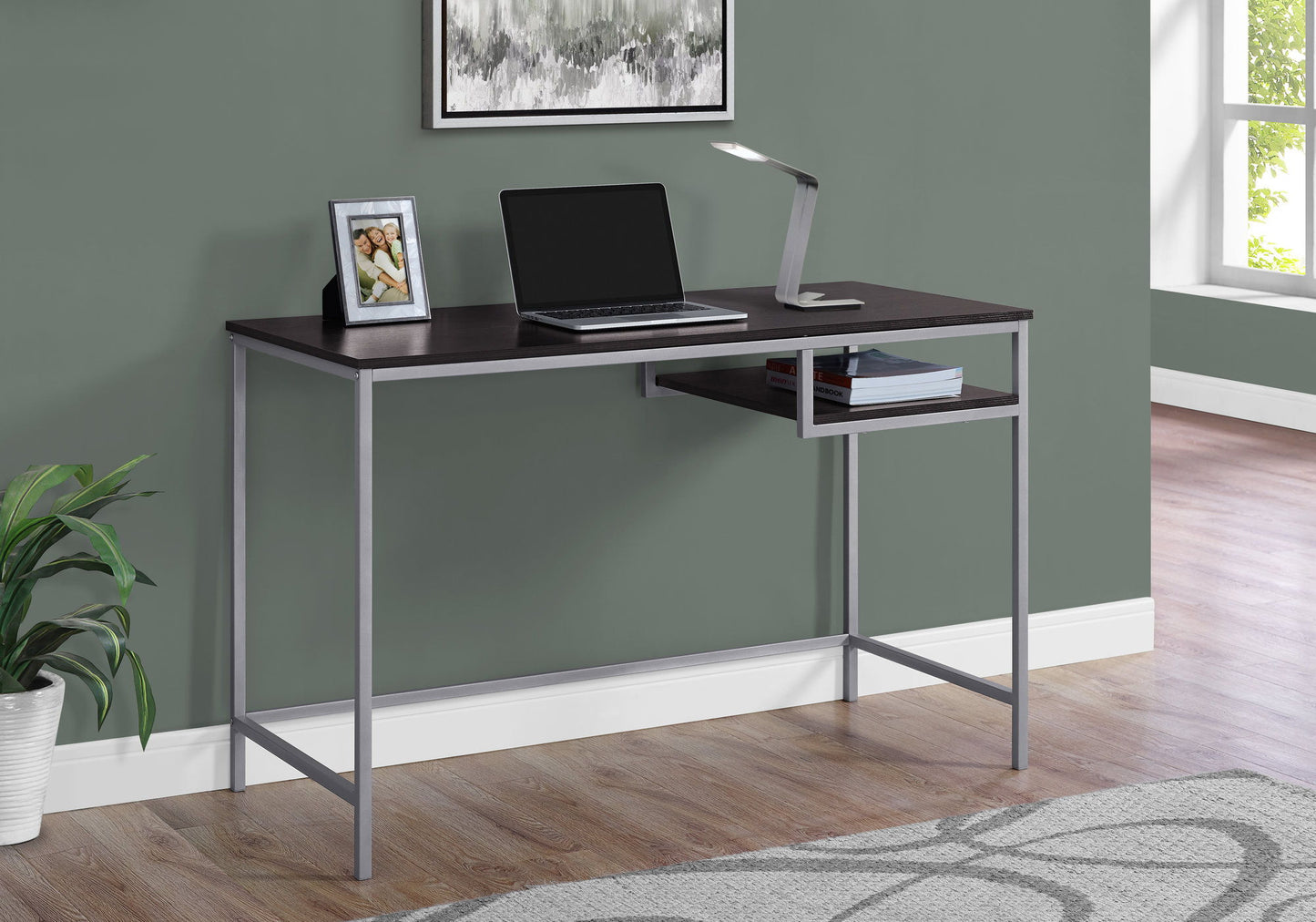 Computer Desk For Home Office, Laptop, Contemporary & Modern - Espresso