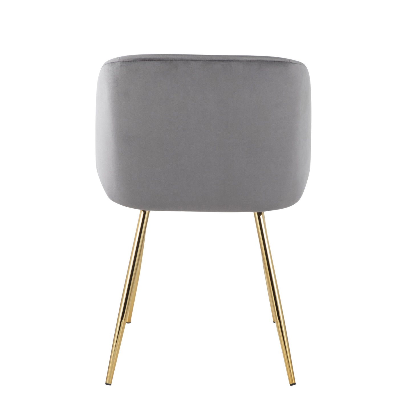 Fran - Contemporary Chair (Set of 2) - Gold / Silver