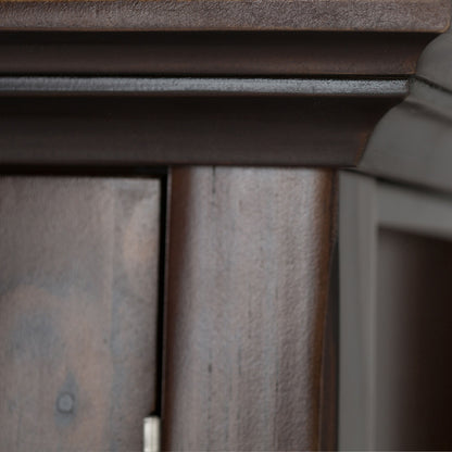 Acadian - TV Media Stand - Brunette Brown