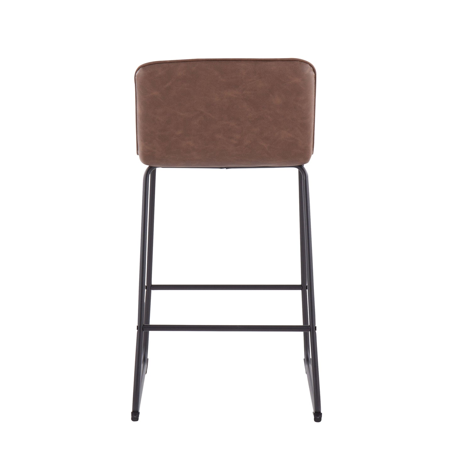 Casper - Fixed Height Contemporary Counter Stool (Set of 2) - Black / Espresso