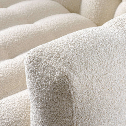 Eden - Modern Tufted Chesterfield Sofa - Cream