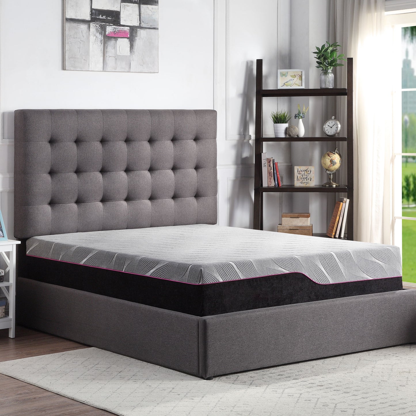 Renew - 11" Full Size Cooling Fast Responding Latex Foam Mattress - Gray