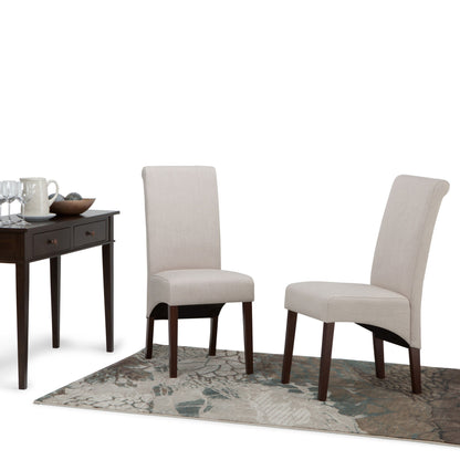 Avalon - Deluxe Parson Dining Chair (Set of 2) - Light Beige