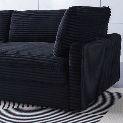 2 Throw Pillows, Four Backrests, Opening Up A New Style For The Living Room's Casual Area - Black