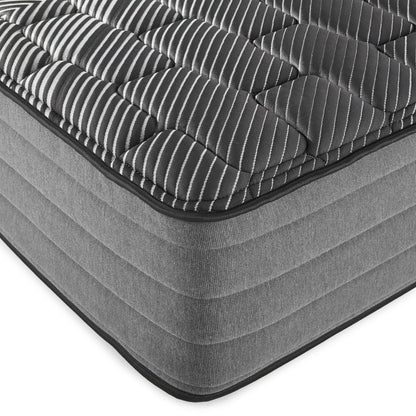 Pure Ice - 14" Full Lux Firm Quilted Mattress - Black