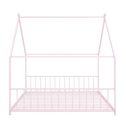 Full Size House Bed - Pink