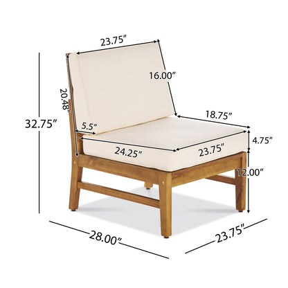 Perla - 3 Seater Sofa And Table Set - Cream