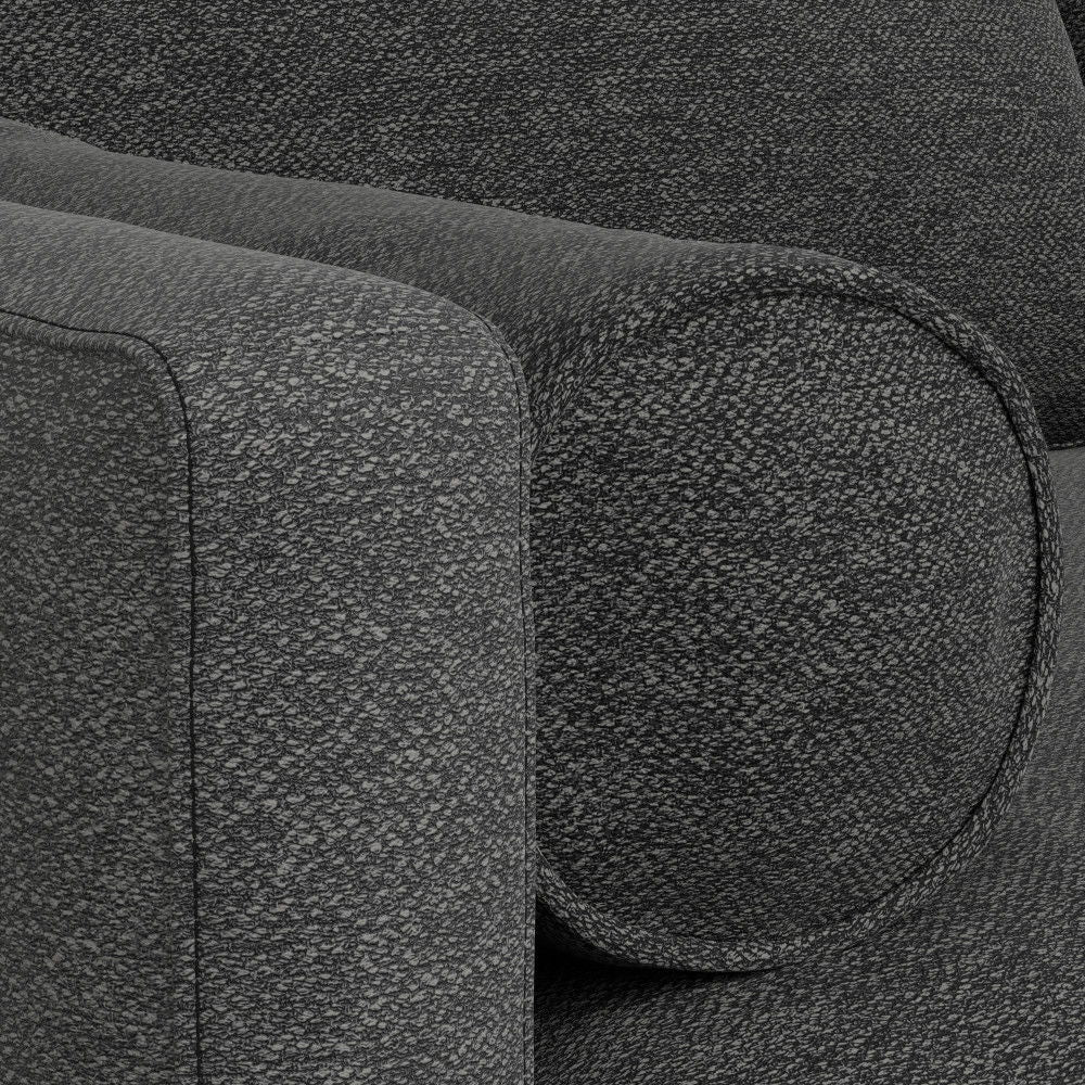 Morrison - Sofa And Ottoman Set - Charcoal Gray