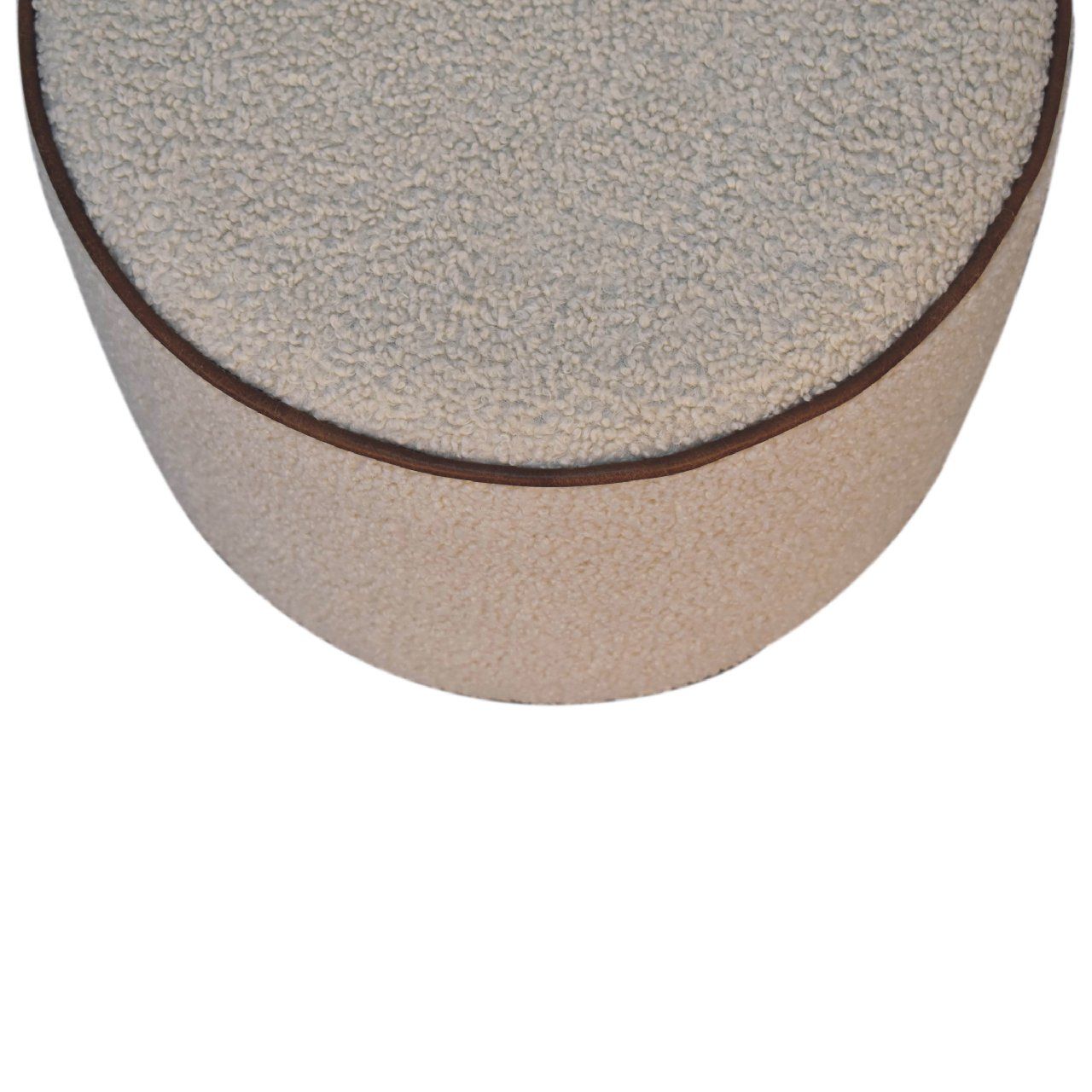 Serenity - Large Round Footstool - Chestnut