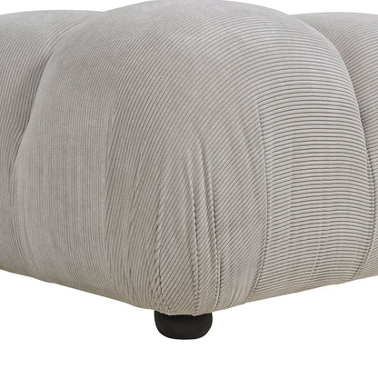 Marcel - Bubble Modular Modern Cocktail Ottoman - Pebble Gray