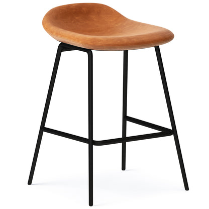 Dafney - Counter Height Stool (Set of 2) - Camel Brown