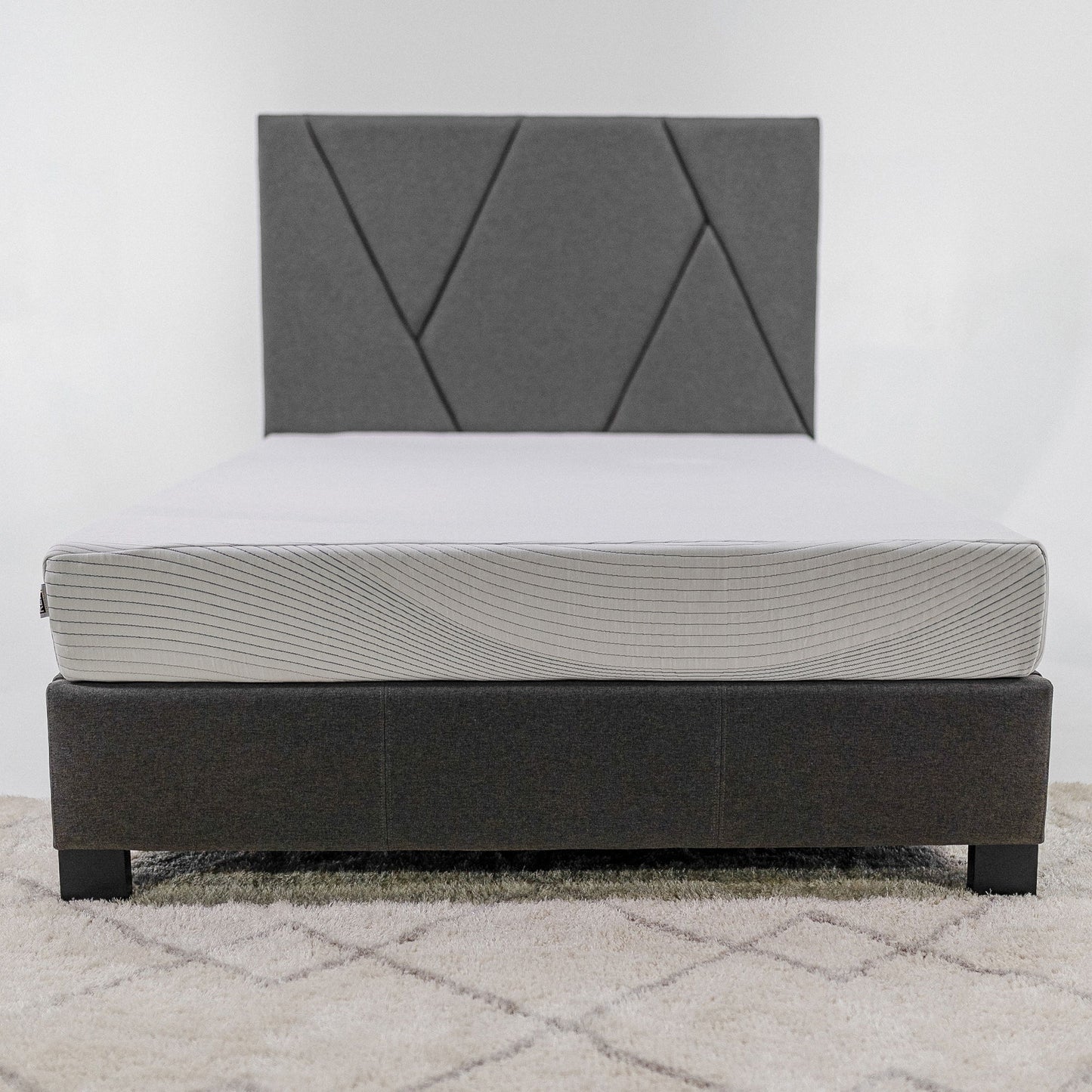 Regen - 8" King Size Cooling Copper Infused Memory Foam Mattress - White
