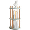 Storage Shelf, 360ÔøΩÔøΩÔøΩÔøΩÔøΩÔøΩÔøΩÔøΩÔøΩÔøΩÔøΩÔøΩÔøΩÔøΩÔøΩ Rotating Bookshelf, 3 Tier Bookcase With Large-Capacity Storage Space, Multifunctional Storage Rack, Compact Design For Living Room - Natural