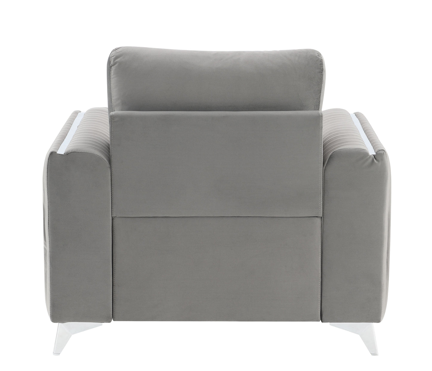Wenona - Series 4 Pieces Living Room Set With A Coffee Table - Black / Gray