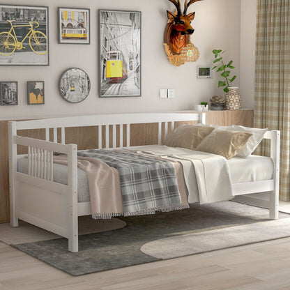 Twin Size Modern Daybed, Multifunctional - White