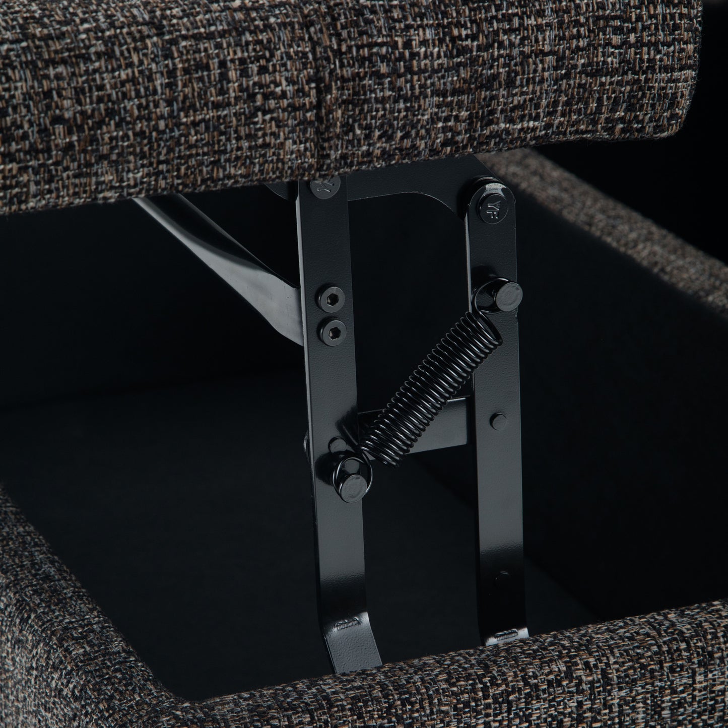 Harrison - Coffee Table Storage Ottoman - Ebony