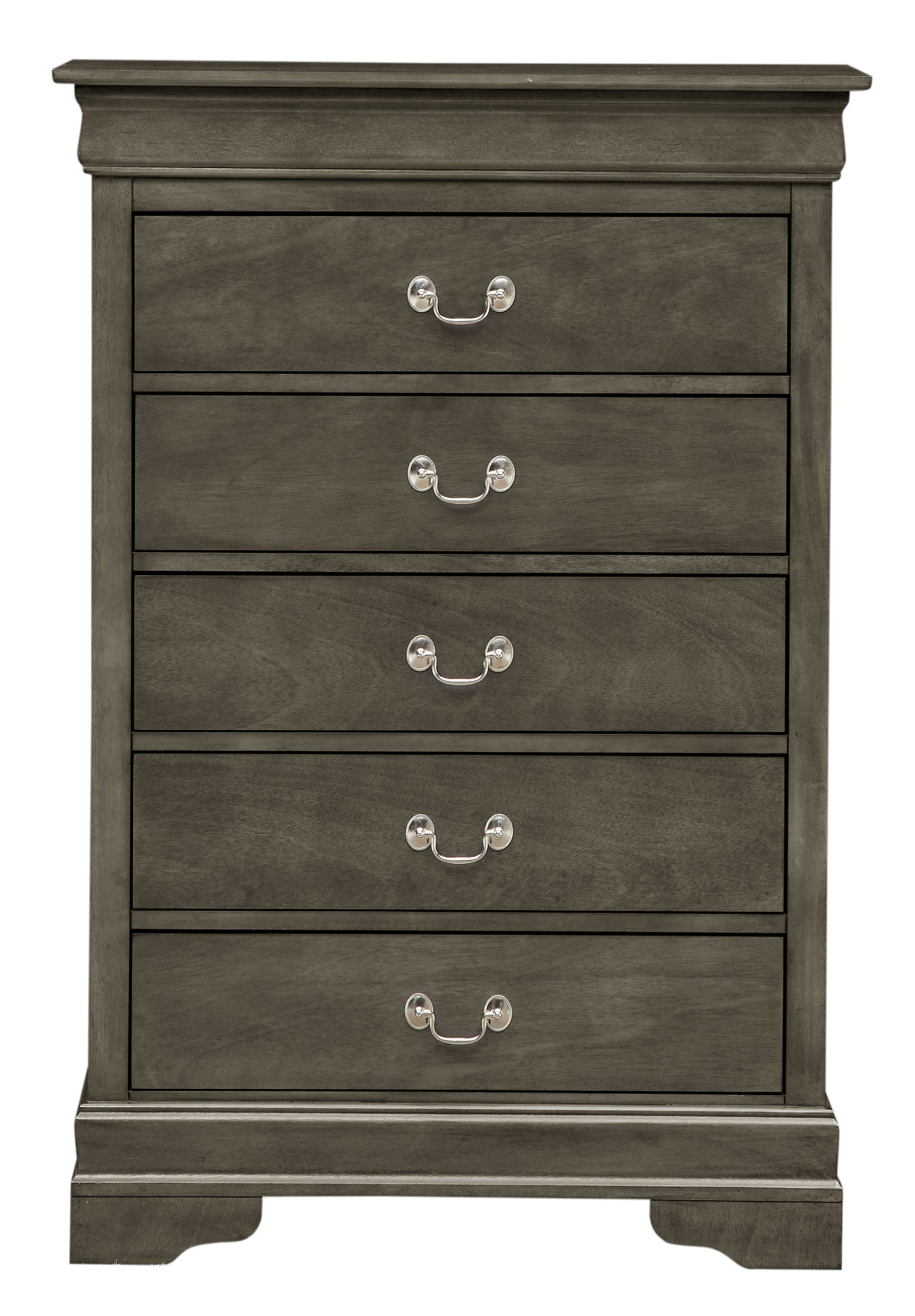 Traditional Style Storage Chest - Gray