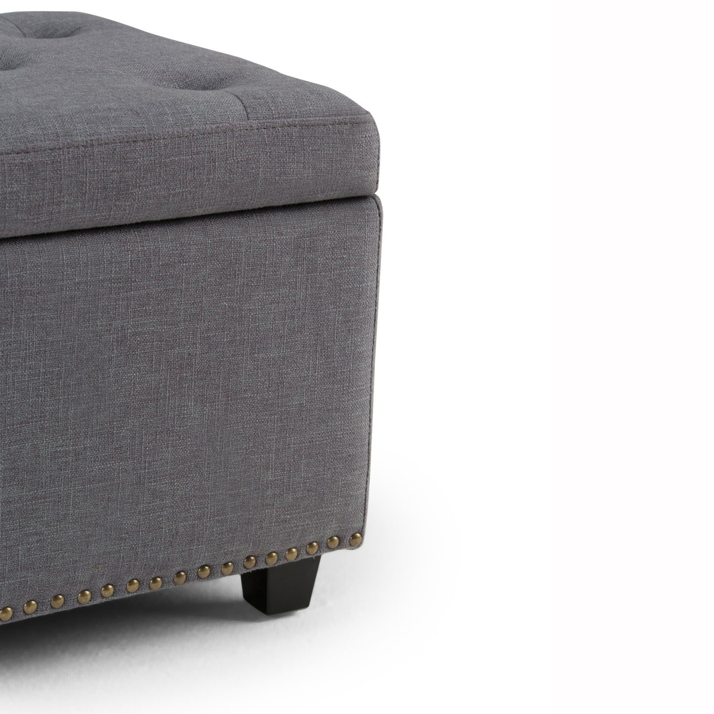 Hamilton - Storage Ottoman - Slate Gray