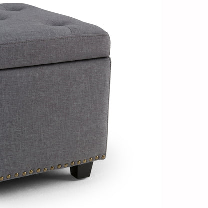 Hamilton - Storage Ottoman - Slate Gray