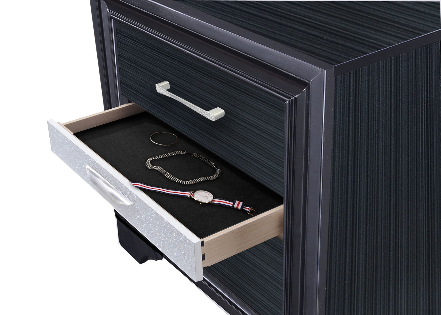Naima - Nightstand - Black