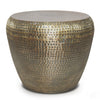 Preston - Metal Side Table - Antique Gold