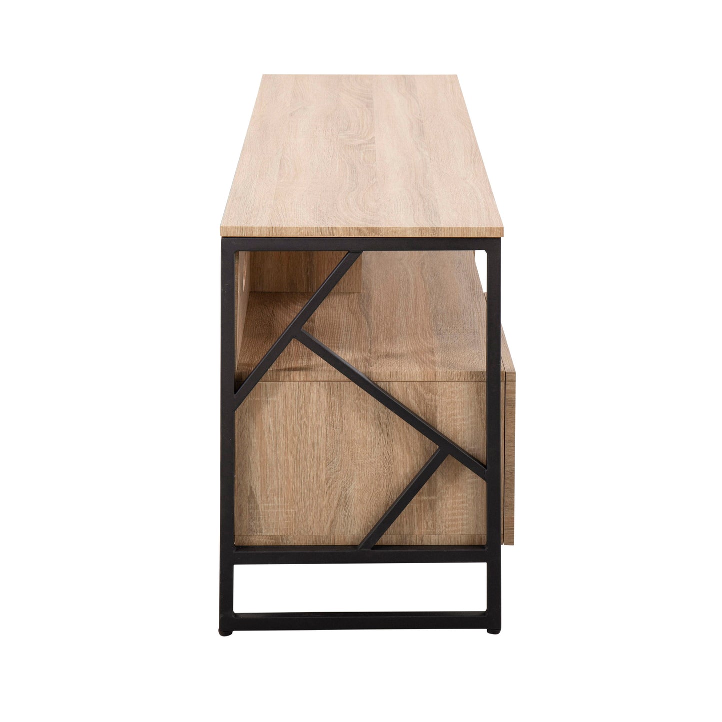 Folia - Contemporary TV Stand - Natural / Black