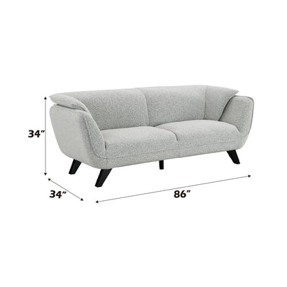 Nayeli - Boucle Sofa - Light Gray